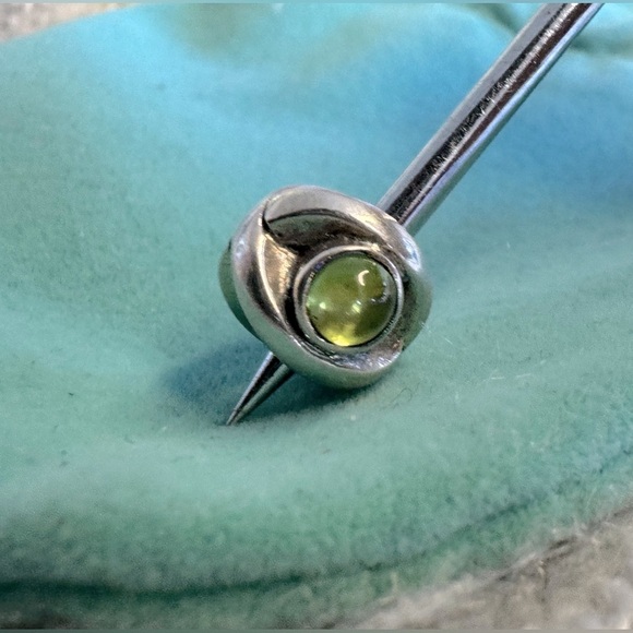 Authentic Pandora Retired Green Peridot Eye S925 Ale Sterling Silver Charm - Picture 14 of 14